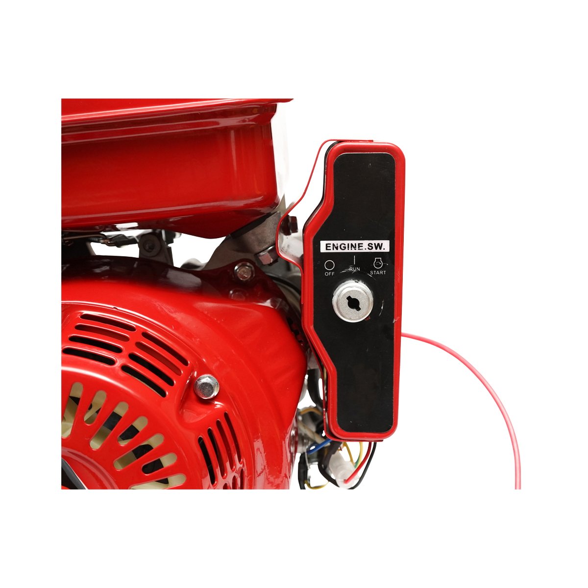Motor pe benzina 9CP, 4 timpi, ax cu pana 25mm cu baterie 12V/17Ah pornire cheie/sfoara Breckner Germany